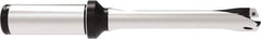 Allied Machine and Engineering - Series 15, 15 to 15.99mm Diam, 3/4" Diam Straight Shank with Flange, Straight Flute Spade Drill - 3-5/32" Max Depth, 6-11/32" OAL, Standard Length, Through Coolant - USA Tool & Supply
