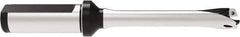 Allied Machine and Engineering - Series 14, 14 to 14.99mm Diam, 20mm Diam Straight Shank with Flange, Straight Flute Spade Drill - 45mm Max Depth, 124.9mm OAL, Standard Length, Through Coolant - USA Tool & Supply