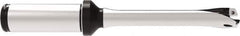 Allied Machine and Engineering - Series 14, 14 to 14.99mm Diam, 20mm Diam Straight Shank with Flange, Straight Flute Spade Drill - 75mm Max Depth, 154.9mm OAL, Standard Length, Through Coolant - USA Tool & Supply