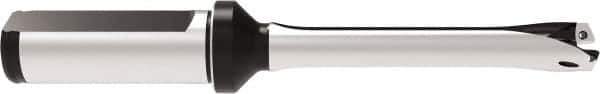 Allied Machine and Engineering - Series 13, 13 to 13.99mm Diam, 20mm Diam Straight Shank with Flange, Straight Flute Spade Drill - 42mm Max Depth, 121.4mm OAL, Standard Length, Through Coolant - USA Tool & Supply