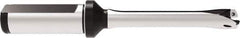 Allied Machine and Engineering - Series 13, 13 to 13.99mm Diam, 20mm Diam Straight Shank with Flange, Straight Flute Spade Drill - 70mm Max Depth, 149.4mm OAL, Standard Length, Through Coolant - USA Tool & Supply