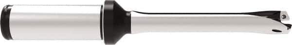 Allied Machine and Engineering - Series 13, 13 to 13.99mm Diam, 20mm Diam Straight Shank with Flange, Straight Flute Spade Drill - 42mm Max Depth, 121.4mm OAL, Standard Length, Through Coolant - USA Tool & Supply