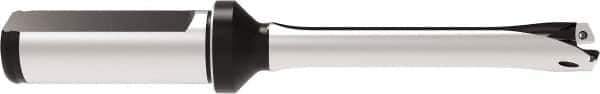 Allied Machine and Engineering - Series 13, 13 to 13.99mm Diam, 3/4" Diam Straight Shank with Flange, Straight Flute Spade Drill - 1-61/93" Max Depth, 4-43/51" OAL, Standard Length, Through Coolant - USA Tool & Supply