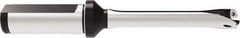 Allied Machine and Engineering - Series 13, 13 to 13.99mm Diam, 3/4" Diam Straight Shank with Flange, Straight Flute Spade Drill - 2-49/64" Max Depth, 5-15/16" OAL, Standard Length, Through Coolant - USA Tool & Supply