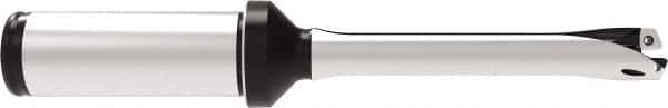 Allied Machine and Engineering - Series 12, 12 to 12.99mm Diam, 3/4" Diam Straight Shank with Flange, Straight Flute Spade Drill - 1-35/64" Max Depth, 4.736" OAL, Standard Length, Through Coolant - USA Tool & Supply