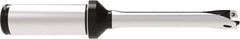 Allied Machine and Engineering - Series 12, 12 to 12.99mm Diam, 3/4" Diam Straight Shank with Flange, Straight Flute Spade Drill - 2-9/16" Max Depth, 5.7586" OAL, Standard Length, Through Coolant - USA Tool & Supply