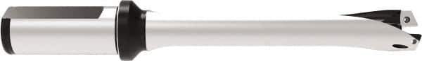 Allied Machine and Engineering - Series 22, 22 to 23.99mm Diam, 1" Diam Straight Shank with Flange, Straight Flute Spade Drill - 2-77/93" Max Depth, 6.5417" OAL, Standard Length, Through Coolant - USA Tool & Supply