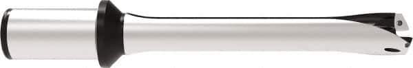 Allied Machine and Engineering - Series 32, 32 to 35mm Diam, 1-1/2" Diam Straight Shank with Flange, Straight Flute Spade Drill - 6-59/64" Max Depth, 11.7941" OAL, Standard Length, Through Coolant - USA Tool & Supply