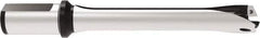 Allied Machine and Engineering - Series 29, 29 to 31.99mm Diam, 32mm Diam Straight Shank with Flange, Straight Flute Spade Drill - 159.9mm Max Depth, 263.7mm OAL, Standard Length, Through Coolant - USA Tool & Supply