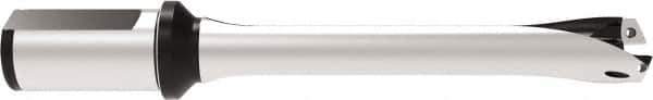 Allied Machine and Engineering - Series 26, 26 to 28.99mm Diam, 32mm Diam Straight Shank with Flange, Straight Flute Spade Drill - 87mm Max Depth, 191.4mm OAL, Standard Length, Through Coolant - USA Tool & Supply