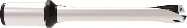Allied Machine and Engineering - Series 26, 26 to 28.99mm Diam, 1-1/4" Diam Straight Shank with Flange, Straight Flute Spade Drill - 5-23/32" Max Depth, 9.7368" OAL, Standard Length, Through Coolant - USA Tool & Supply