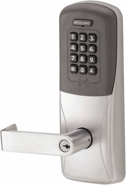 Schlage - Classroom Lever Lockset for 1-3/4 to 2-3/4" Thick Doors - Exact Industrial Supply