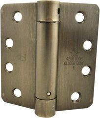 Hager - Specialty Hinges   Type: Self Closing Hinge    Length (Inch): 4 - USA Tool & Supply
