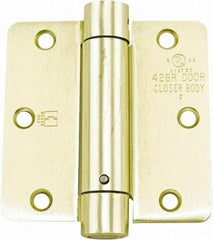 Hager - Specialty Hinges   Type: Self Closing Hinge    Length (Inch): 3-1/2 - USA Tool & Supply
