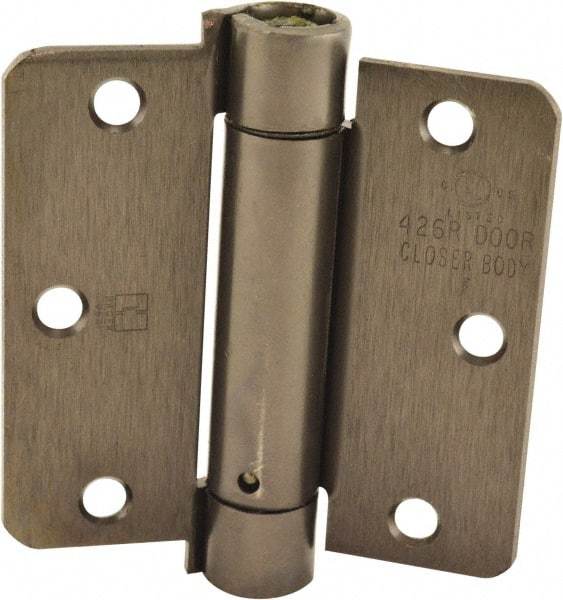 Hager - Specialty Hinges   Type: Self Closing Hinge    Length (Inch): 3-1/2 - USA Tool & Supply