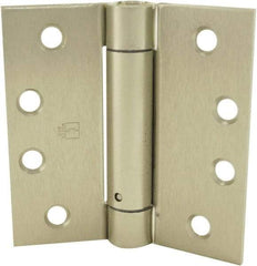 Hager - Specialty Hinges   Type: Self Closing Hinge    Length (Inch): 4 - USA Tool & Supply