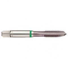 M20x2.5 6H 4-Flute Cobalt Green Ring Spiral Point Plug Tap-TiCN - USA Tool & Supply