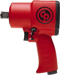 Chicago Pneumatic - 3/4" Drive, 4,850 RPM, 1,050 Ft/Lb Torque Impact Wrench - Pistol Grip Handle, 960 IPM, 34.75 CFM, 90 psi, 3/8" NPT Inlet - USA Tool & Supply