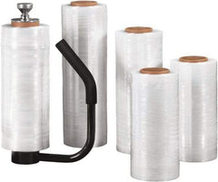 Made in USA - 12" x 2,000' 60 Gauge Clear Cast Hand Stretch Film - USA Tool & Supply