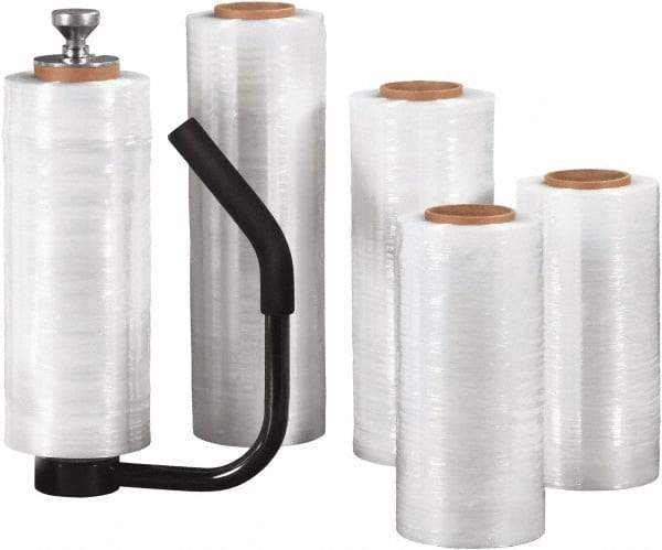 Made in USA - 15" x 1,500' 70 Gauge Clear Cast Hand Stretch Film - USA Tool & Supply