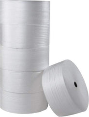 Made in USA - 1,250' Long x 18" Wide x 1/16" Thick, Foam Roll - White - USA Tool & Supply