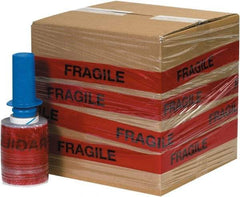 GoodWrappers - 5" x 500' 80 Gauge Red/Black Identi-Wrap - USA Tool & Supply