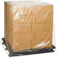 Made in USA - 27" Long x 36" Wide x 65" High Pallet Cover - Clear, Case, 100 Piece - USA Tool & Supply