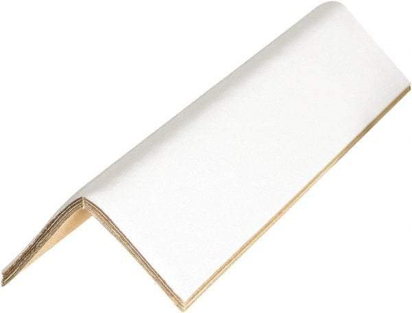 Made in USA - 24" Long x 3" Wide x 3" High Edge Guard - White, Case - USA Tool & Supply