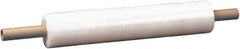 Value Collection - 30" x 1,000' 90 Gauge Clear Extended Core Cast Stretch Film - USA Tool & Supply