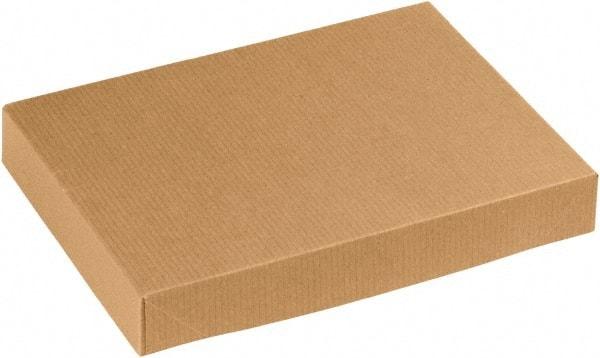 Made in USA - 8-1/2" Wide x 11-1/2" Long x 1-5/8" High Rectangle Chipboard Box - 1 Wall, Kraft (Color) - USA Tool & Supply