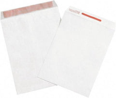 Dupont - 12" Long x 9" Wide Peel-Off Self-Seal Tyvek Flat Catalog Envelopes - White - USA Tool & Supply