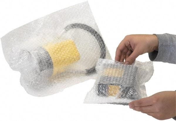 Made in USA - 300' Long x 24" Wide x 3/16" Thick, Bubble Roll - Clear - USA Tool & Supply