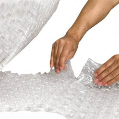 Made in USA - 300' Long x 48" Wide x 3/16" Thick, Bubble Roll - Clear - USA Tool & Supply