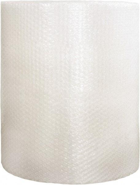 Made in USA - 250' Long x 48" Wide x 1/2" Thick, Bubble Roll - Clear - USA Tool & Supply