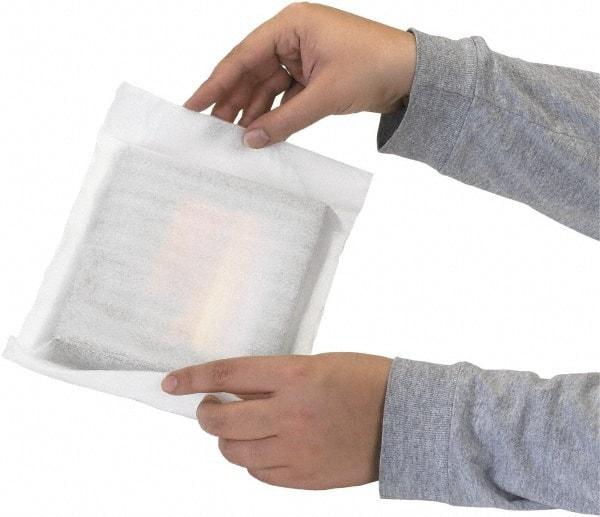 Made in USA - 625' Long x 12" Wide x 1/16" Thick, Polyethylene Foam - White - USA Tool & Supply