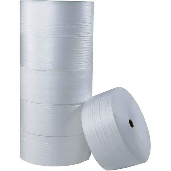 Made in USA - 250' Long x 48" Wide x 1/4" Thick, Foam Roll - White - USA Tool & Supply
