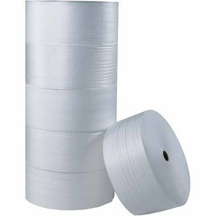 Made in USA - 250' Long x 12" Wide x 1/4" Thick, Foam Roll - White - USA Tool & Supply