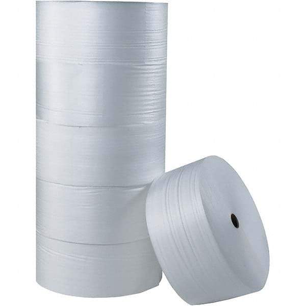Made in USA - 750' Long x 18" Wide x 3/32" Thick, Foam Roll - White - USA Tool & Supply