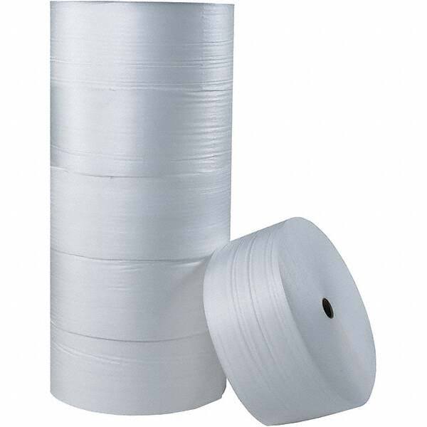 Made in USA - 2,000' Long x 48" Wide x 5/16" Thick, Foam Roll - White - USA Tool & Supply