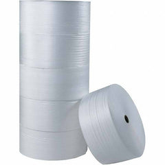 Made in USA - 2,000' Long x 48" Wide x 5/16" Thick, Foam Roll - White - USA Tool & Supply