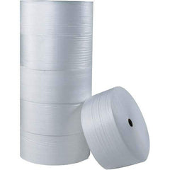 Made in USA - 2,000' Long x 18" Wide x 5/16" Thick, Foam Roll - White - USA Tool & Supply