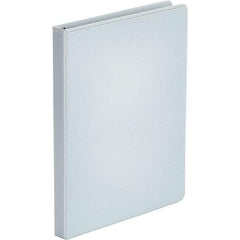 UNIVERSAL - 100 Sheet Capacity, 8-1/2 x 11", View Ring Binder - Polypropylene, White - USA Tool & Supply
