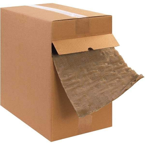 Made in USA - 200' Long x 12" Wide x 1/4" Thick, Cellulose Wadding - Kraft - USA Tool & Supply