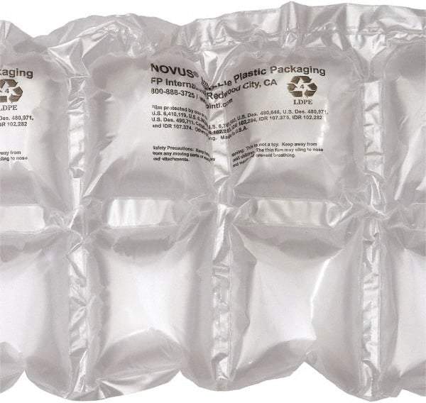 Made in USA - 7" Wide, Air Pillows - Clear - USA Tool & Supply