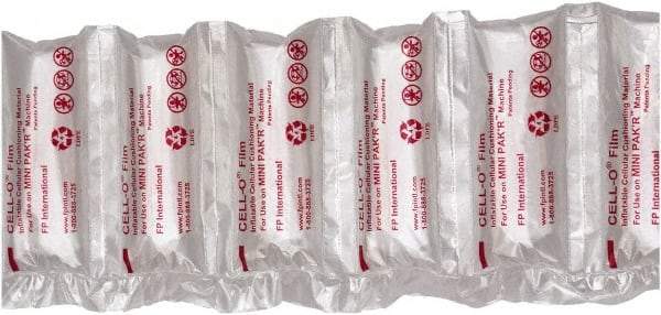 Made in USA - 4" Wide, Air Pillows - Clear - USA Tool & Supply