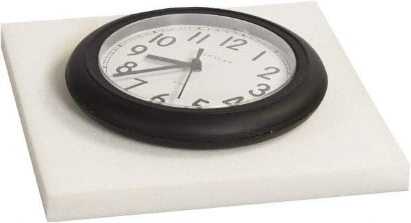 Made in USA - 12" Wide x 1" Thick, Foam Sheets - White - USA Tool & Supply