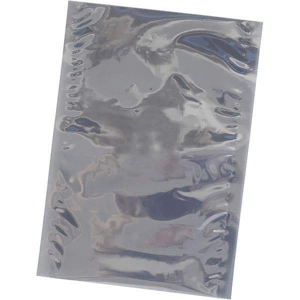 Made in USA - 18" Long x 12" Wide, 3 mil Thick, Open Top Open End Static Protection Bag - Transparent, Standard Grade - USA Tool & Supply