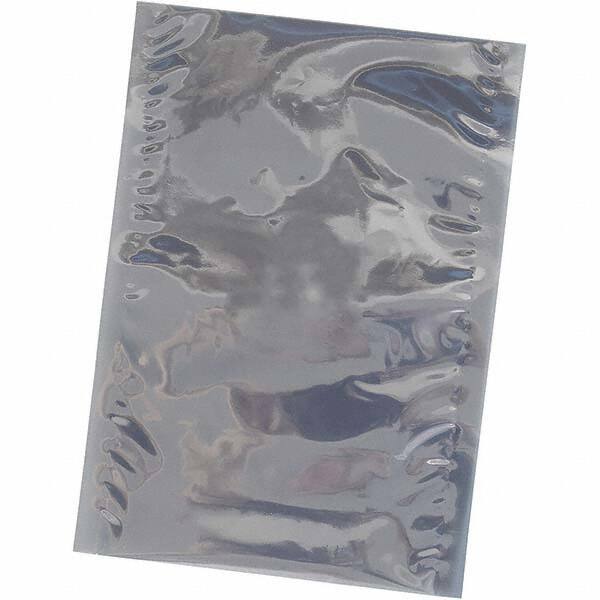 Made in USA - 10" Long x 8" Wide, 3 mil Thick, Open Top Open End Static Protection Bag - Transparent, Standard Grade - USA Tool & Supply