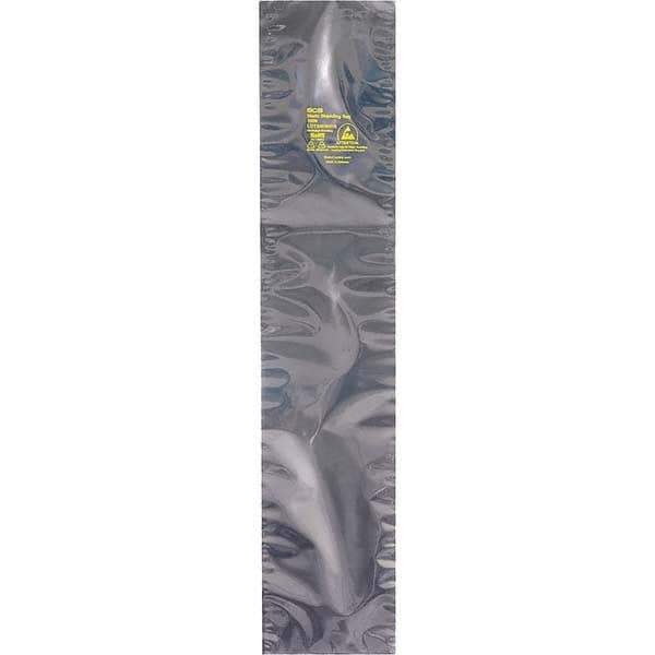 Made in USA - 30" Long x 16" Wide, 3.1 mil Thick, Open Top Static Shield Bag - Transparent, Metal-In, Standard Grade - USA Tool & Supply