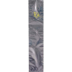 Made in USA - 24" Long x 4" Wide, 3.1 mil Thick, Open Top Static Shield Bag - Transparent, Metal-In, Standard Grade - USA Tool & Supply